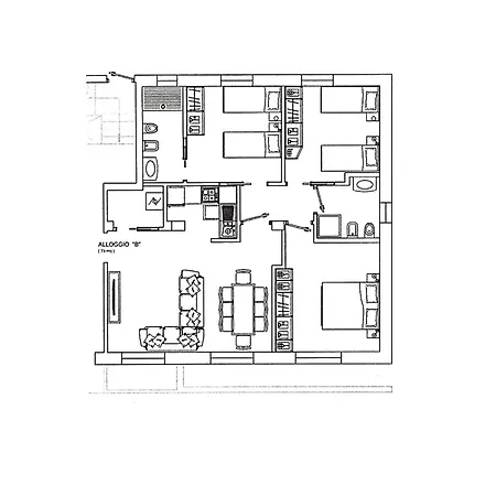 Casa Esedra B - Parcheggio Privato Apartman Alassio